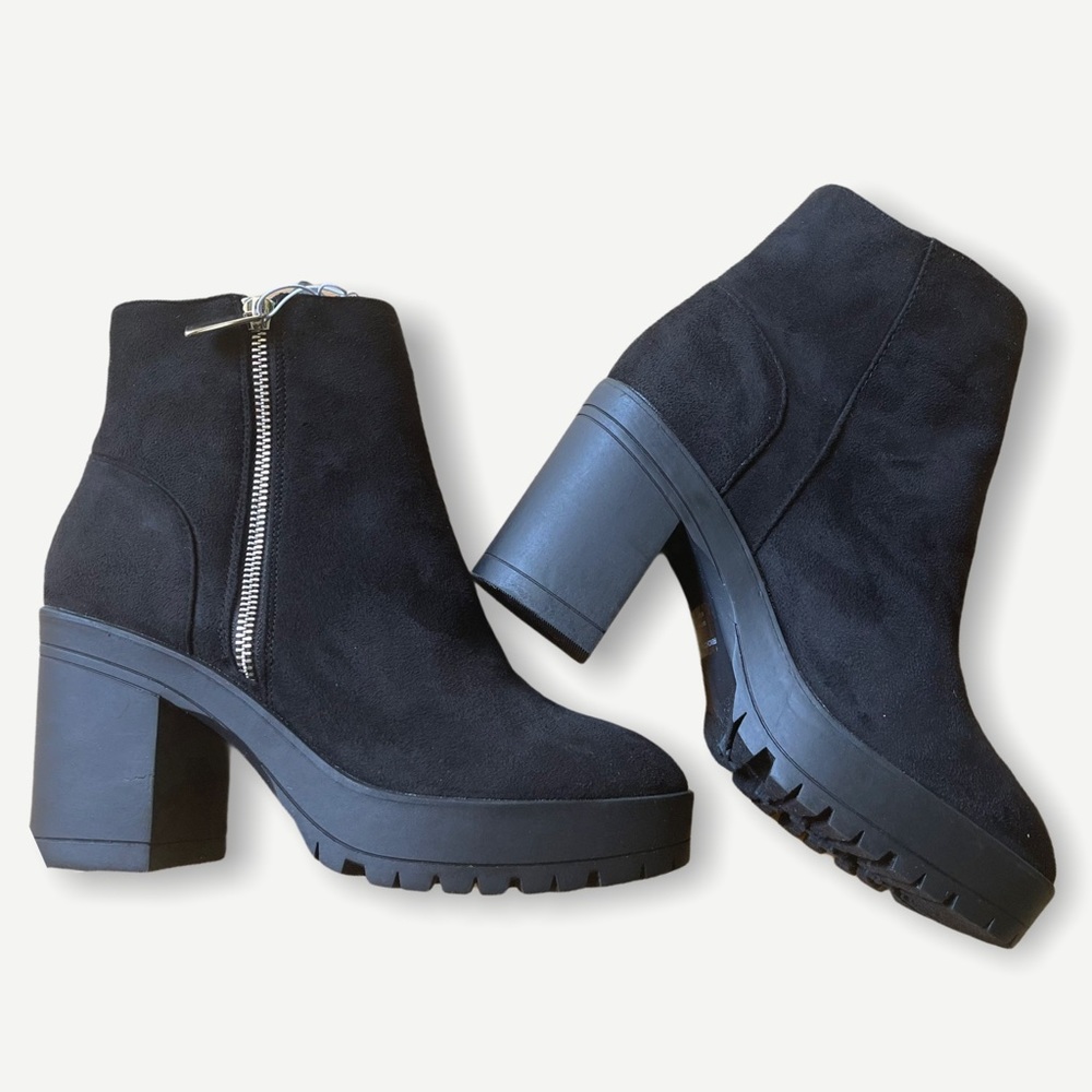French Connection Jasmine Vegan Suede Ankle Boot